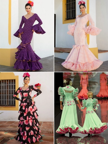 Flamenco klänningar samling 2024