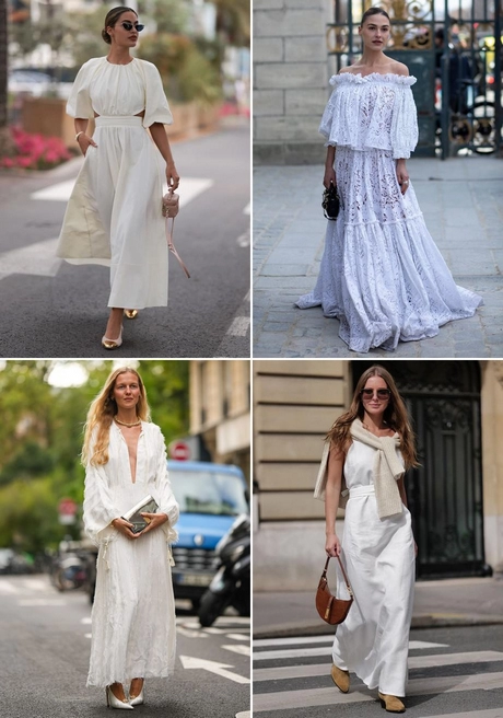 Vita klänningar sommaren 2024