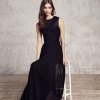 Bilder av långa svarta klänningar