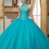 Aqua färg klänningar