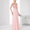 Rosa lång klänning